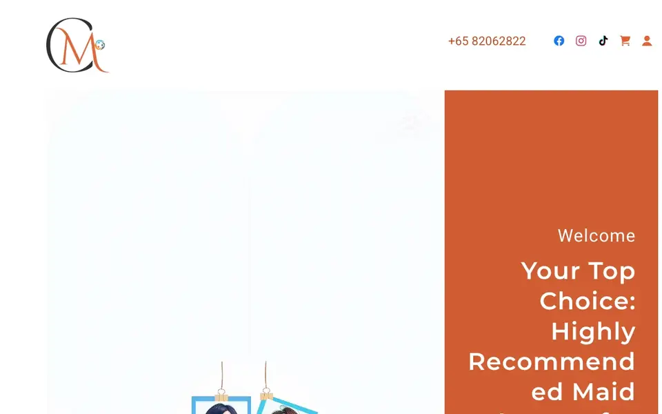Charming May website homepage, 4 Oct 2026