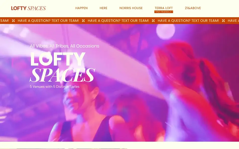 Norris House website homepage, 4 Oct 2026