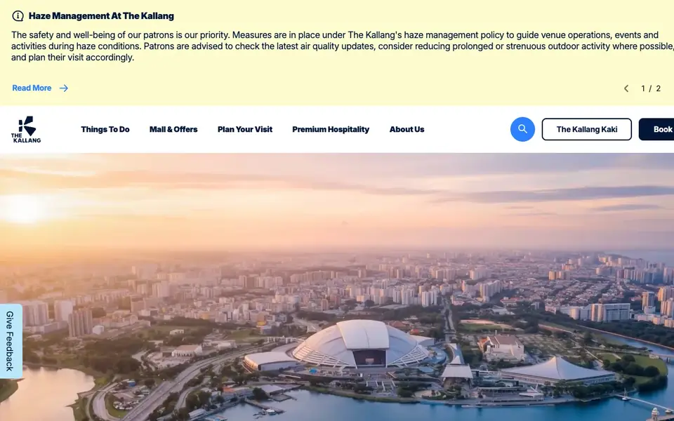 OCBC Aquatic Centre website homepage, 4 Oct 2026