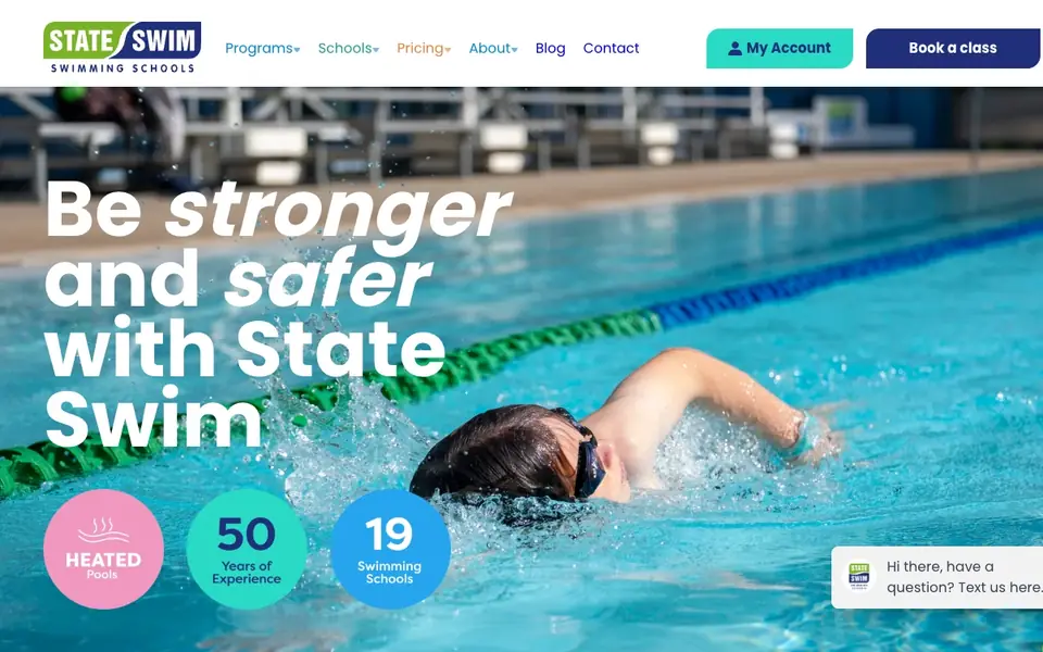State Swim Suntec City website homepage, 4 Oct 2026