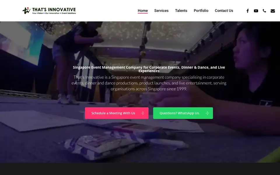 Thats Innovative website homepage, 4 Oct 2026