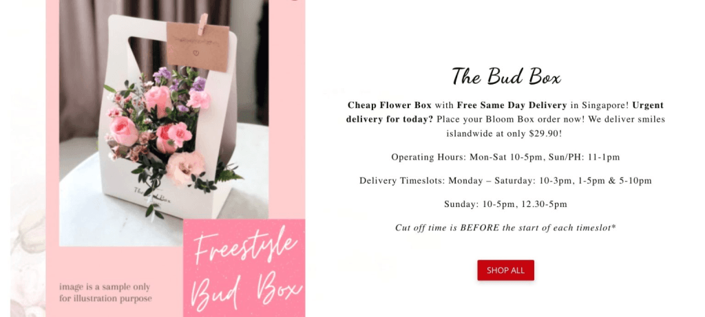 The Bud Box Singapore