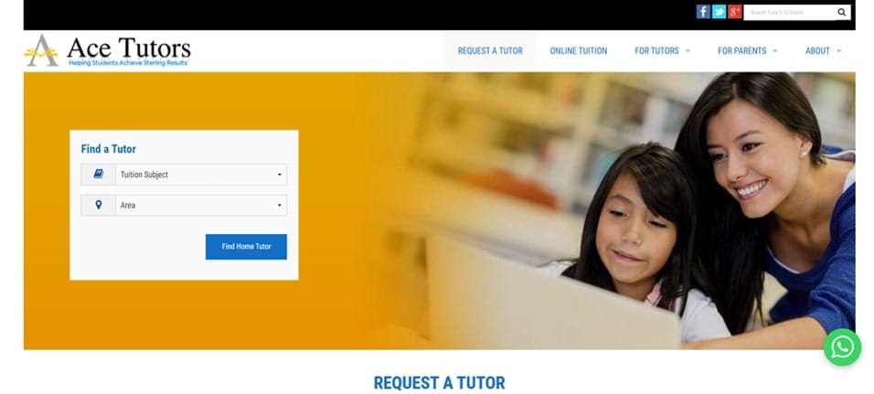 Ace Tutors Home Tuition Singapore