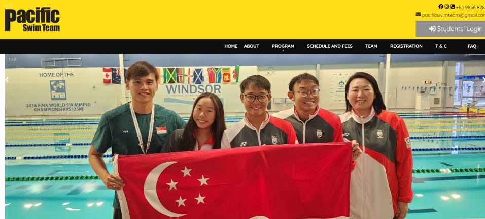 Pacific Swim Team Tampines Hub