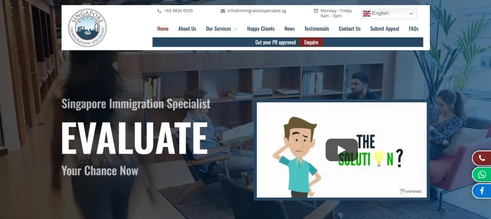 Singapore Immigration Specialist